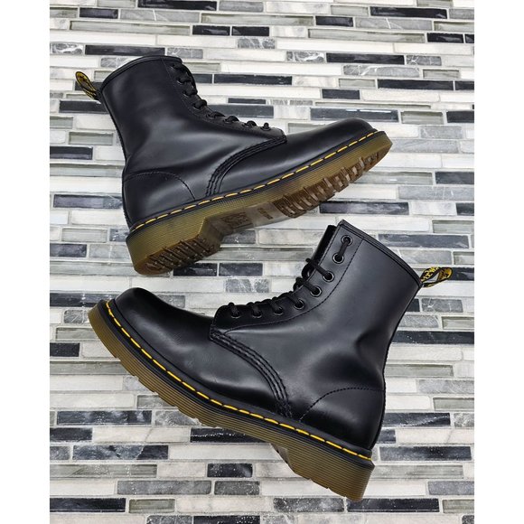 Dr. Martens Black Combat Boots - Picture 6 of 16